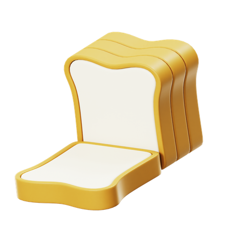 Bread  3D Icon