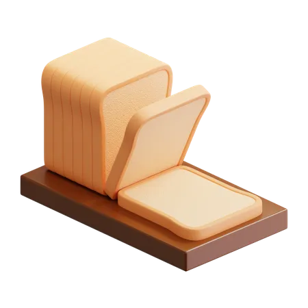 Bread  3D Icon