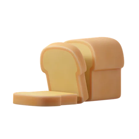 Bread  3D Icon