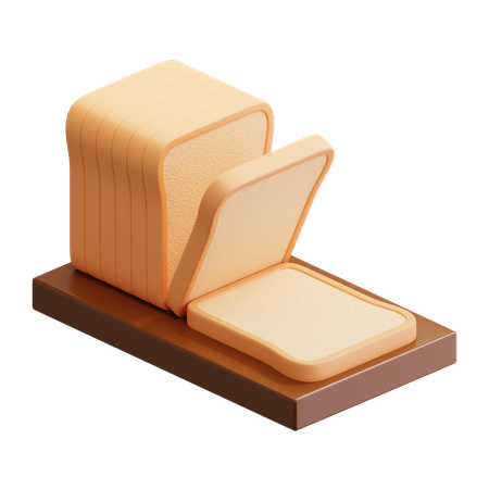 Bread  3D Icon