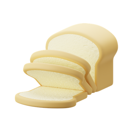 Bread  3D Icon