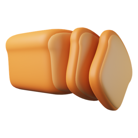 Bread  3D Icon