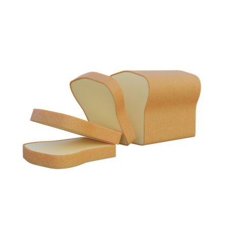 Bread  3D Icon