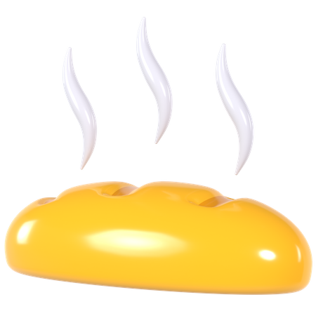 Bread  3D Icon