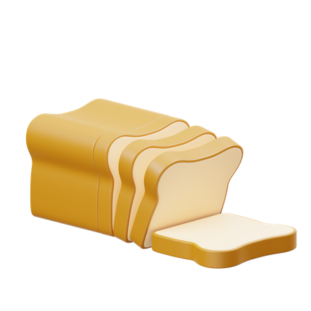 Bread  3D Icon