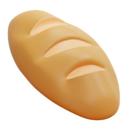 Bread  3D Icon