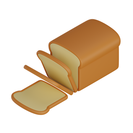 Bread  3D Icon