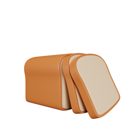 Bread  3D Icon