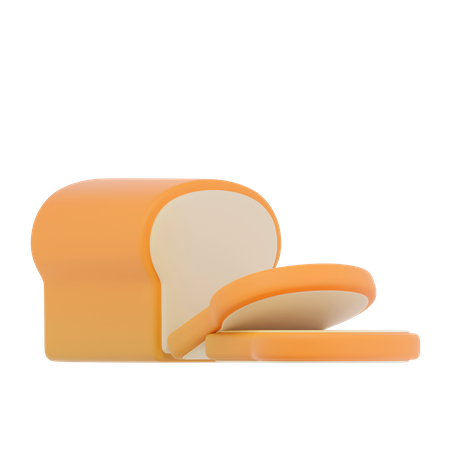 Bread  3D Icon
