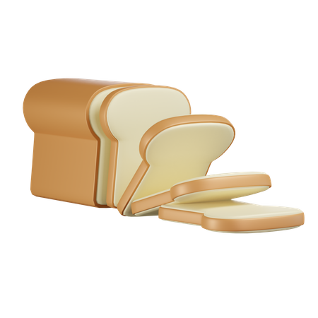 Bread  3D Icon