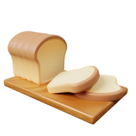 Bread  3D Icon