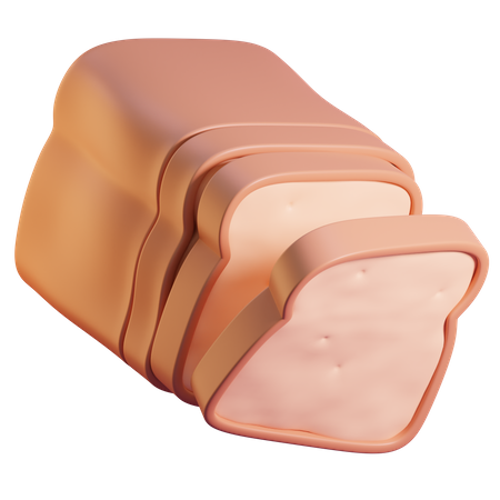 Bread  3D Icon