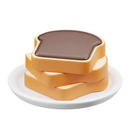 Bread  3D Icon