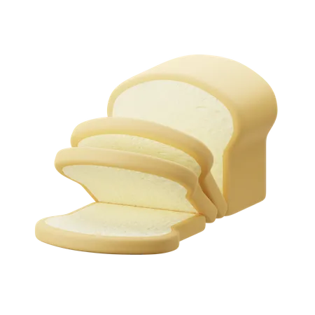 Bread  3D Illustration