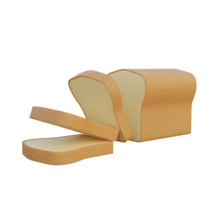 Bread  3D Illustration