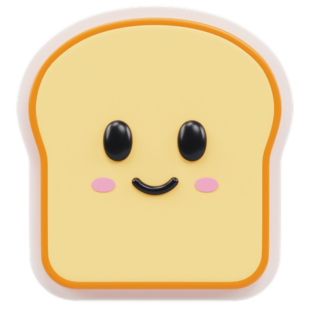 Bread  3D Sticker