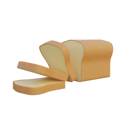 Bread  3D Illustration