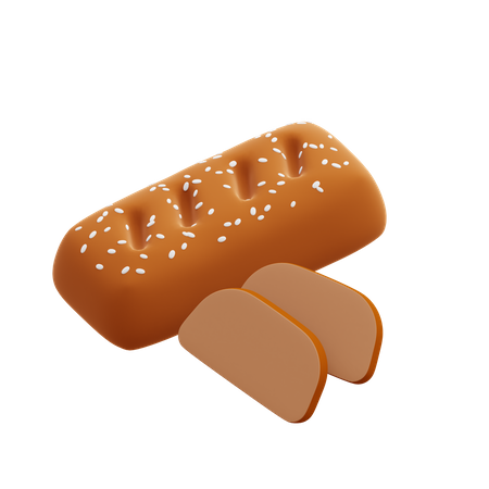 Bread 3D Illustration