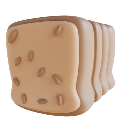 Bread 3D Icon