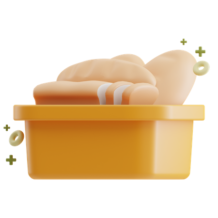 Bread Basket  3D Icon