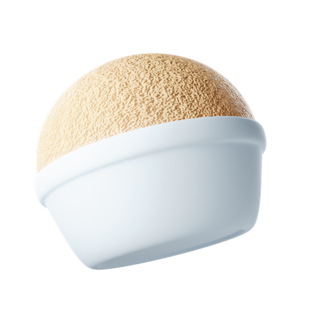 Bread In A Bowl  3D Icon