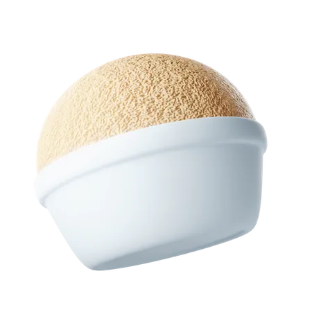 Bread In A Bowl  3D Icon