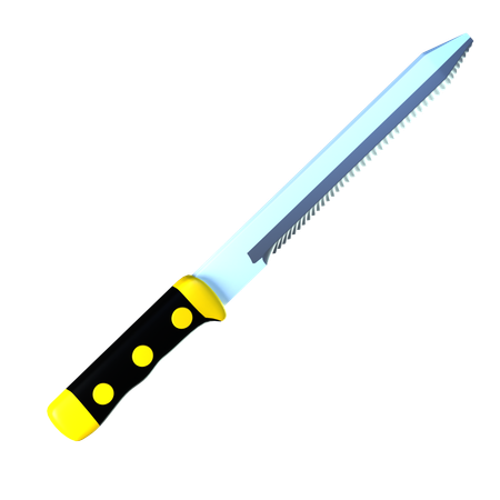 Bread Knife  3D Icon