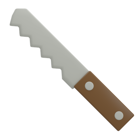 Bread Knife  3D Icon