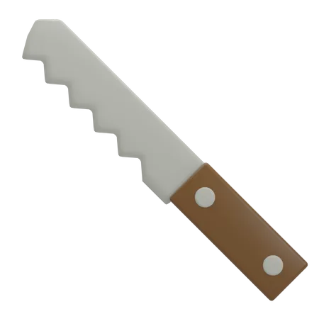 Bread Knife  3D Icon