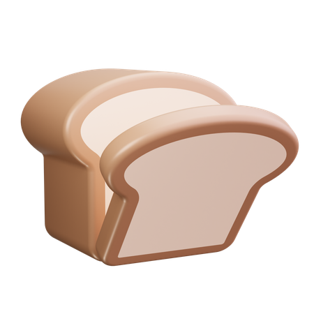 パンのローフ  3D Icon