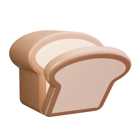 パンのローフ  3D Icon