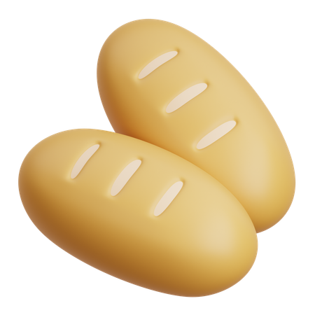Bread Loaf  3D Icon