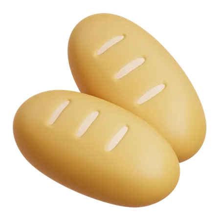 Bread Loaf  3D Icon