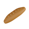 free 3d bread loaf 