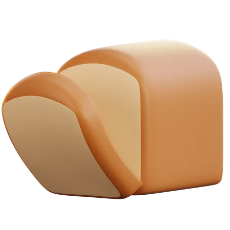 Bread Slice  3D Icon