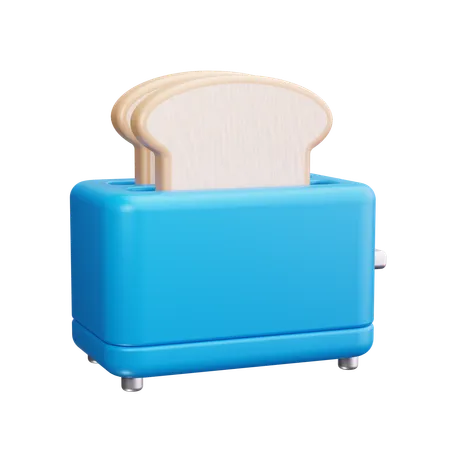 빵 토스터  3D Icon