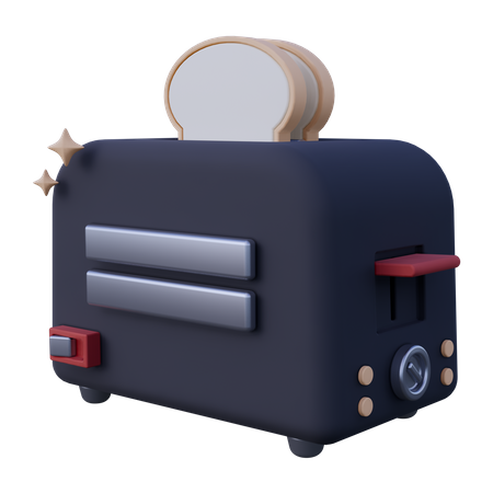 Bread Toaster  3D Icon