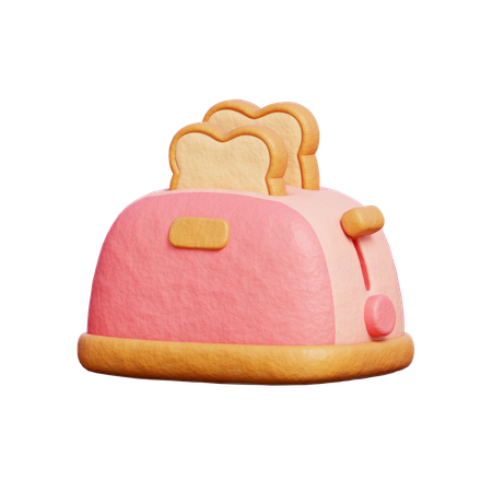 Bread Toaster  3D Icon