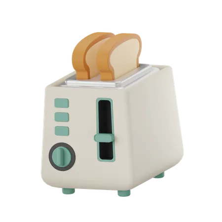 Bread Toaster  3D Icon