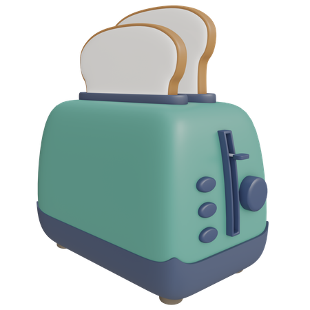 Bread Toaster  3D Icon