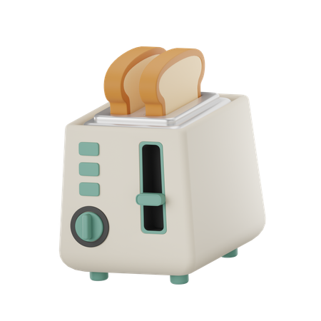 Bread Toaster  3D Icon