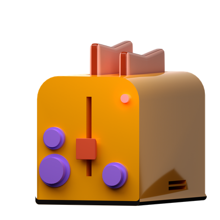 Bread Toaster  3D Icon