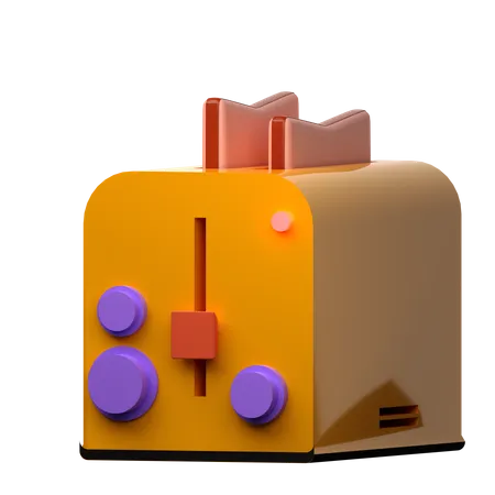 Bread Toaster  3D Icon