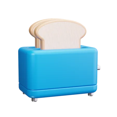 Bread Toaster  3D Icon