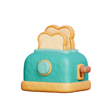 Bread Toaster  3D Icon