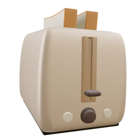 Toaster Home Things Electronic Icon Illustration 3D Icon