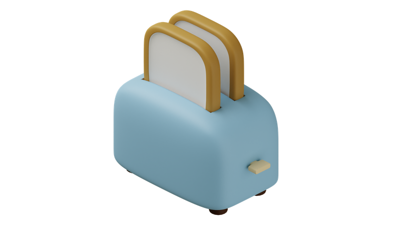 Bread Toaster  3D Icon
