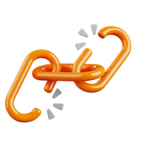 Break Chain  3D Icon