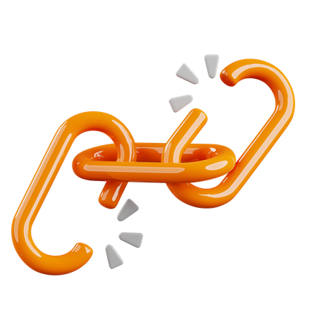 Break Chain  3D Icon