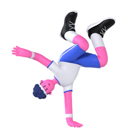 Break Dancer  3D Icon